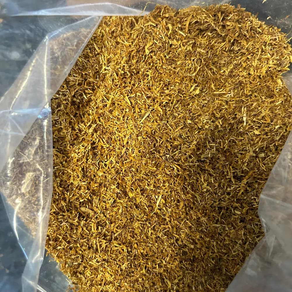 Tabaco em saco plástico